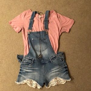 Cute Overall Shorts